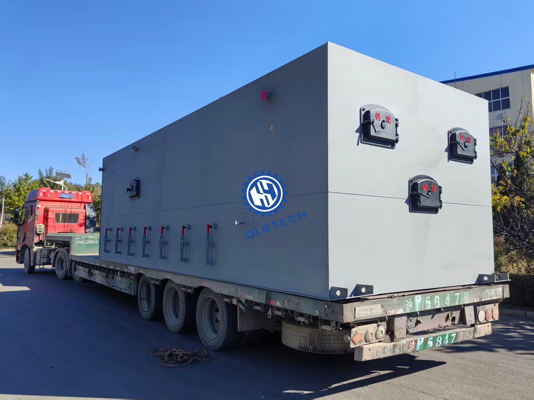 大连阳光炉排客户定制无锡12吨链带炉排发货