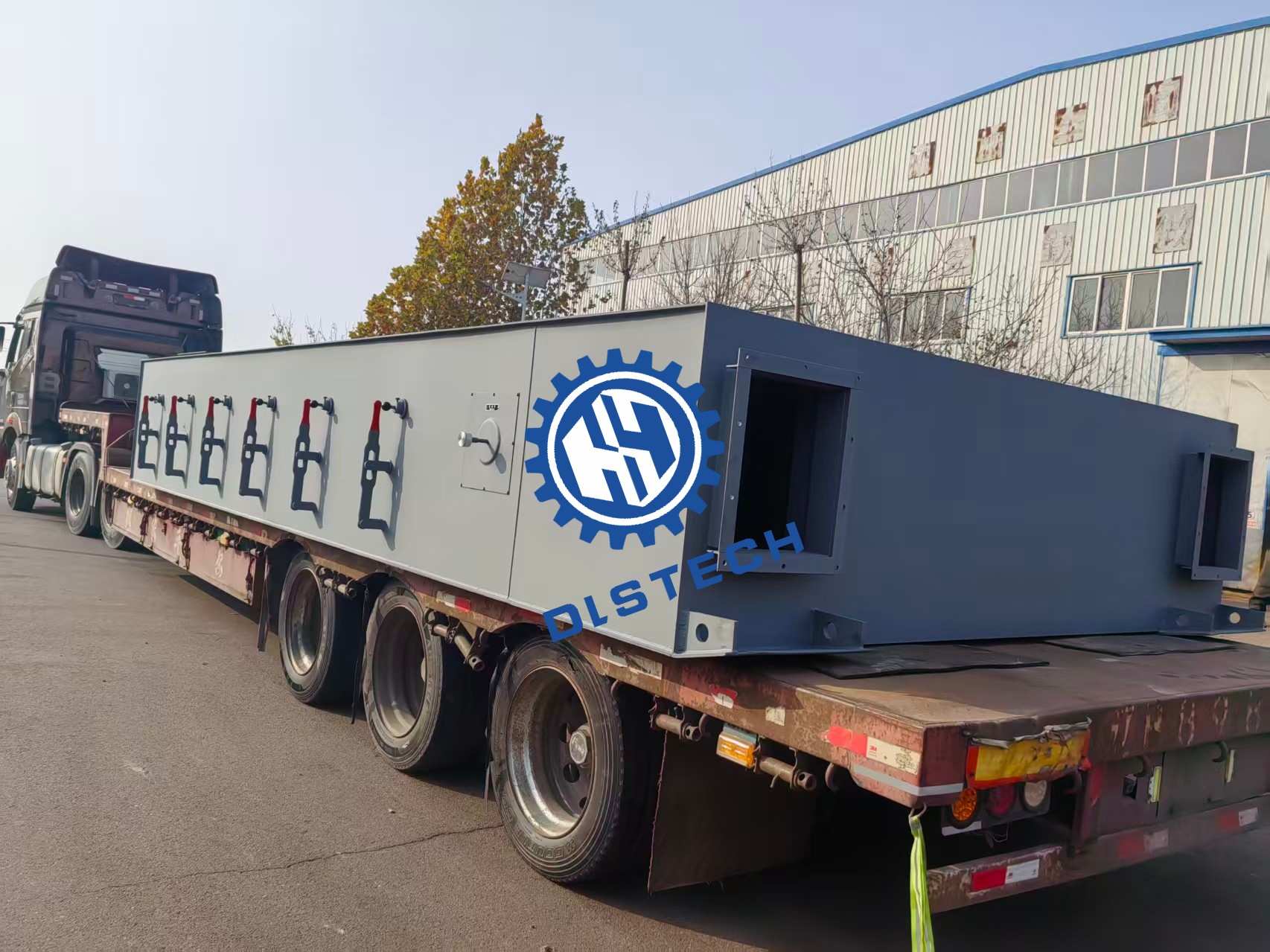 瓦房店炉排厂出口10吨小鳞片炉排发货