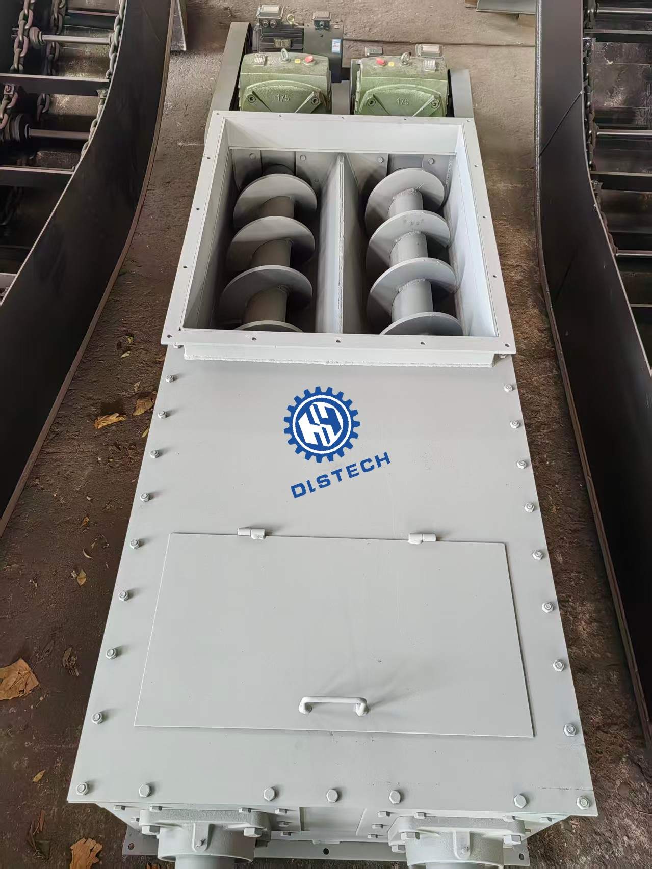 菌料 菌糠生物质双螺旋给料机2台发货 菌料 菌糠生物质双螺旋给料机2台发货