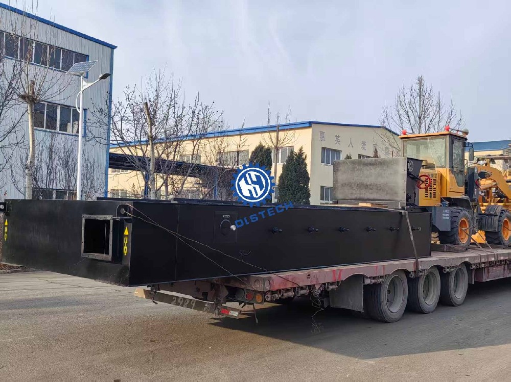 瓦房店炉排厂江苏客户定制6吨链带炉排发货