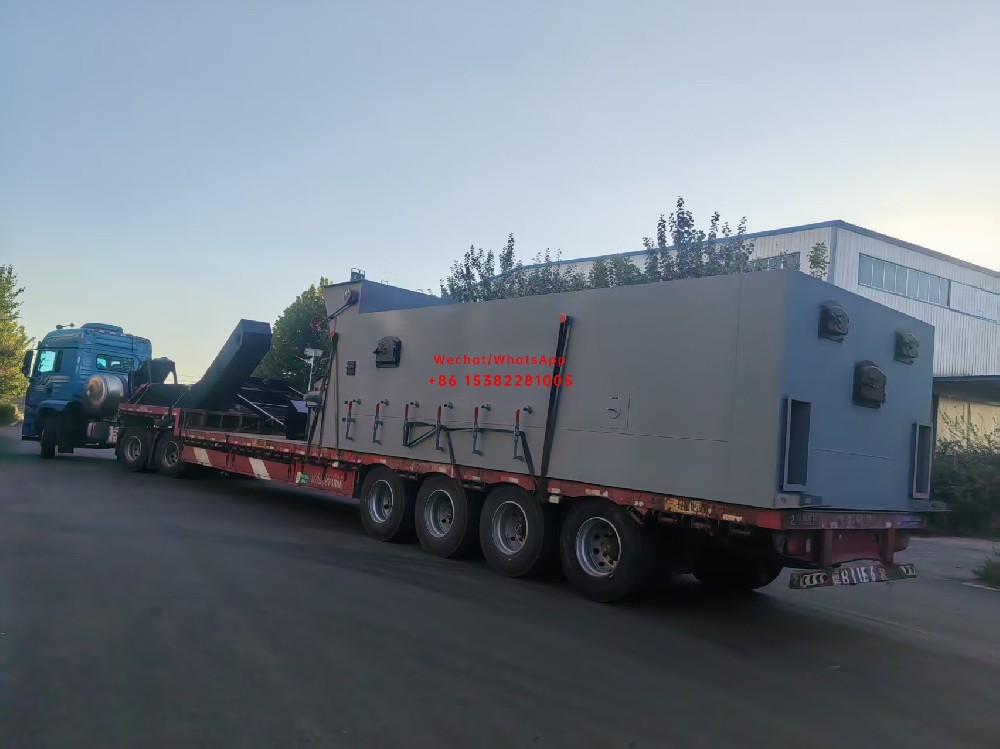 大连惠英机械瓦房店炉排厂10吨链带炉排发货1台，含上煤机，除渣机